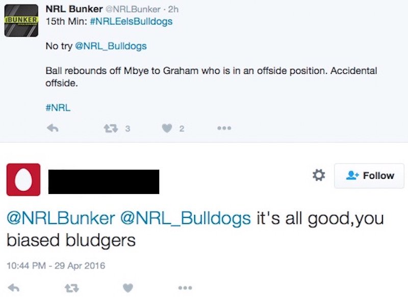 biased bludgers