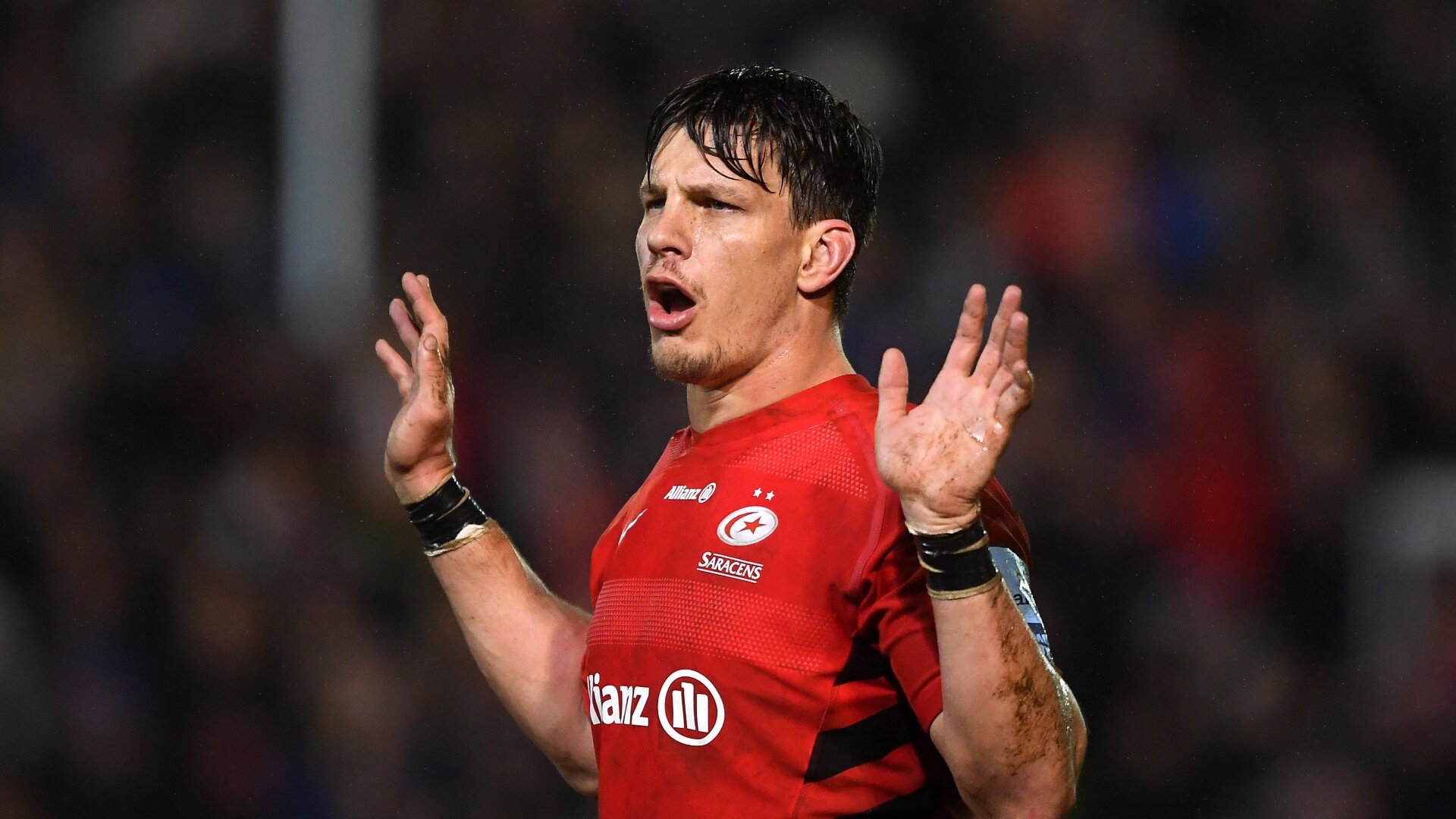 Saracens players
