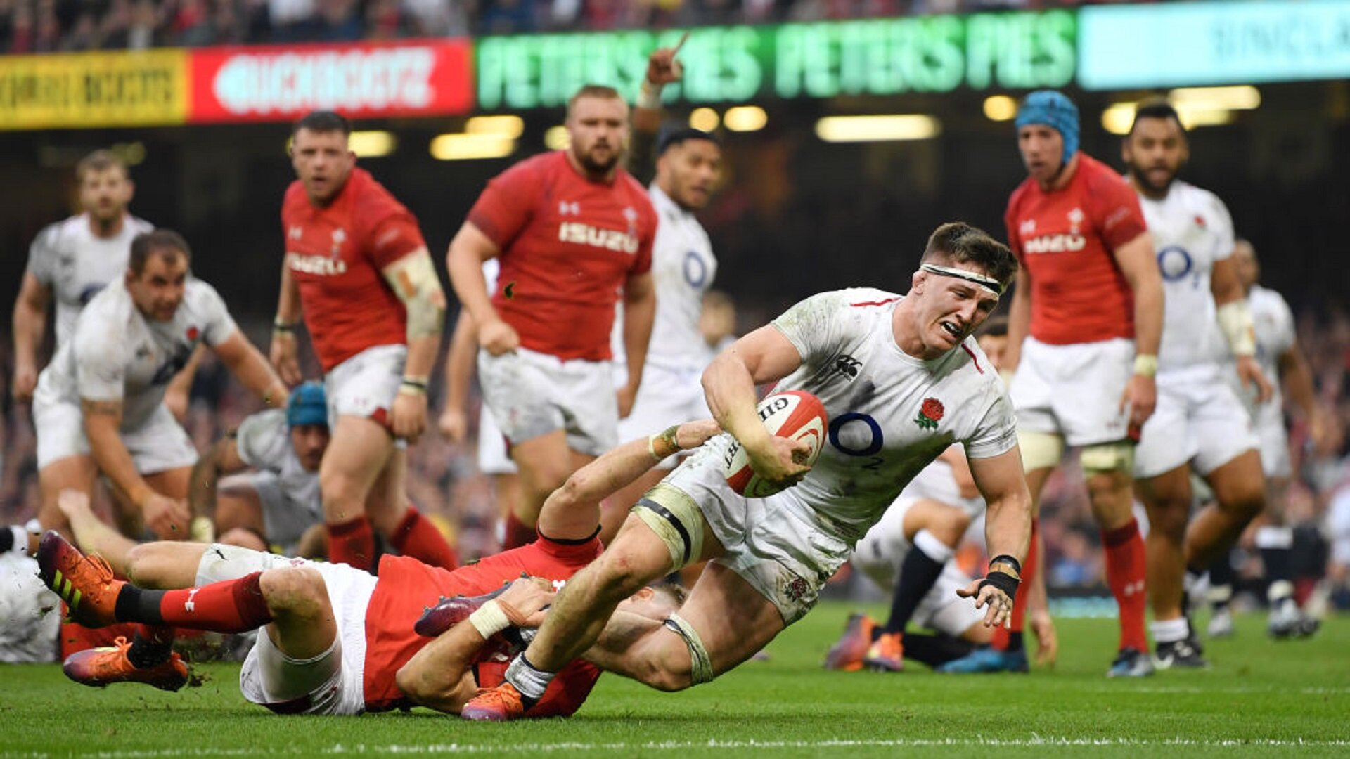 England back row