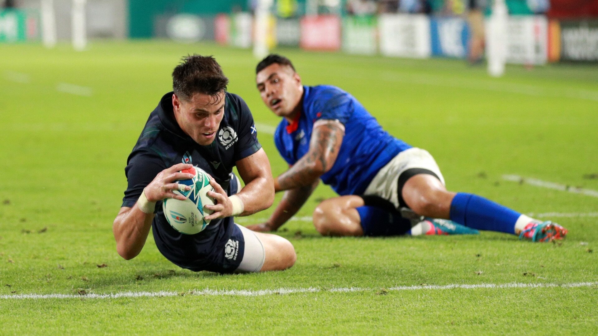 Sean Maitland scores