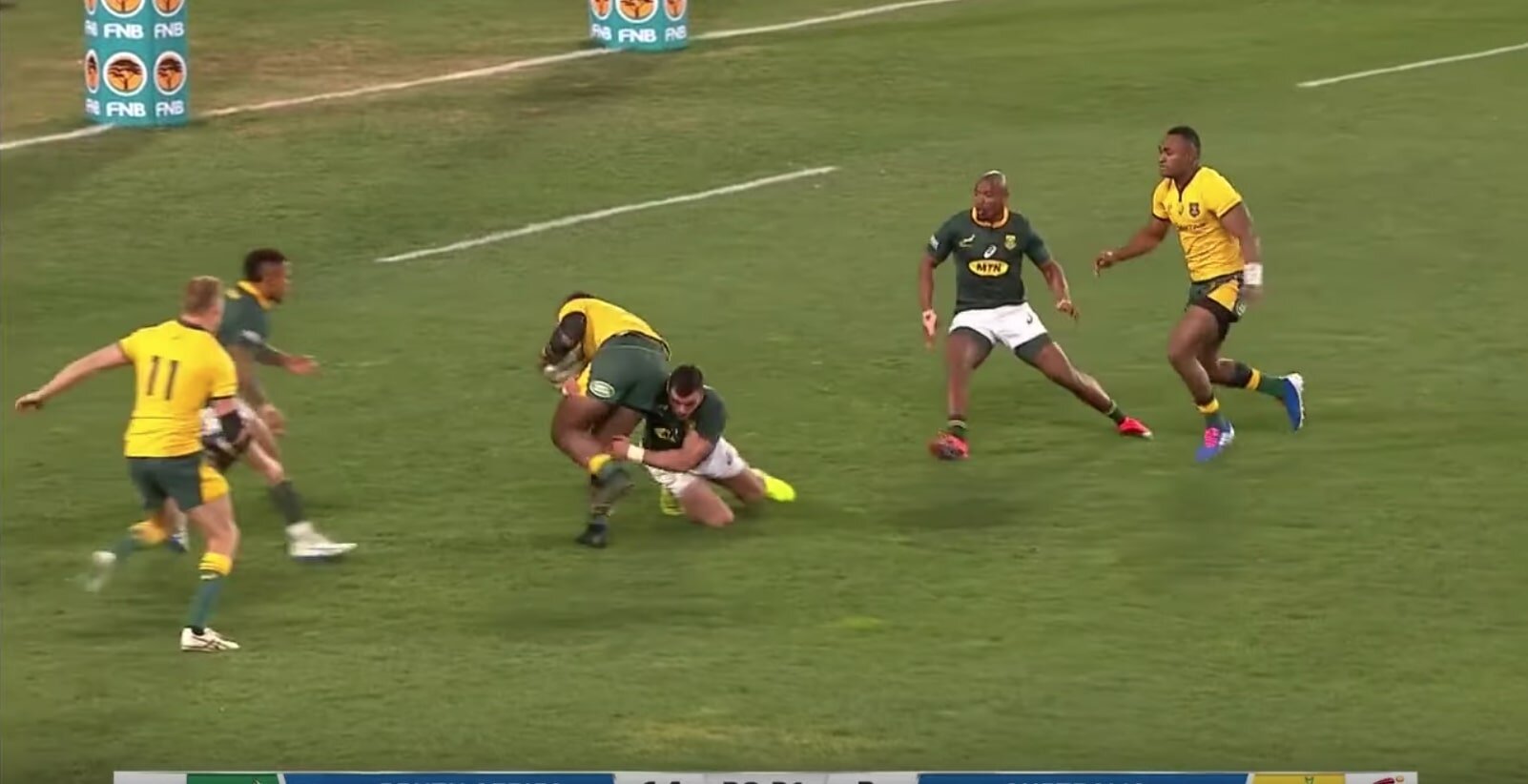 Analysis How the Springbok defence hunt as a pack to feed their Jackals