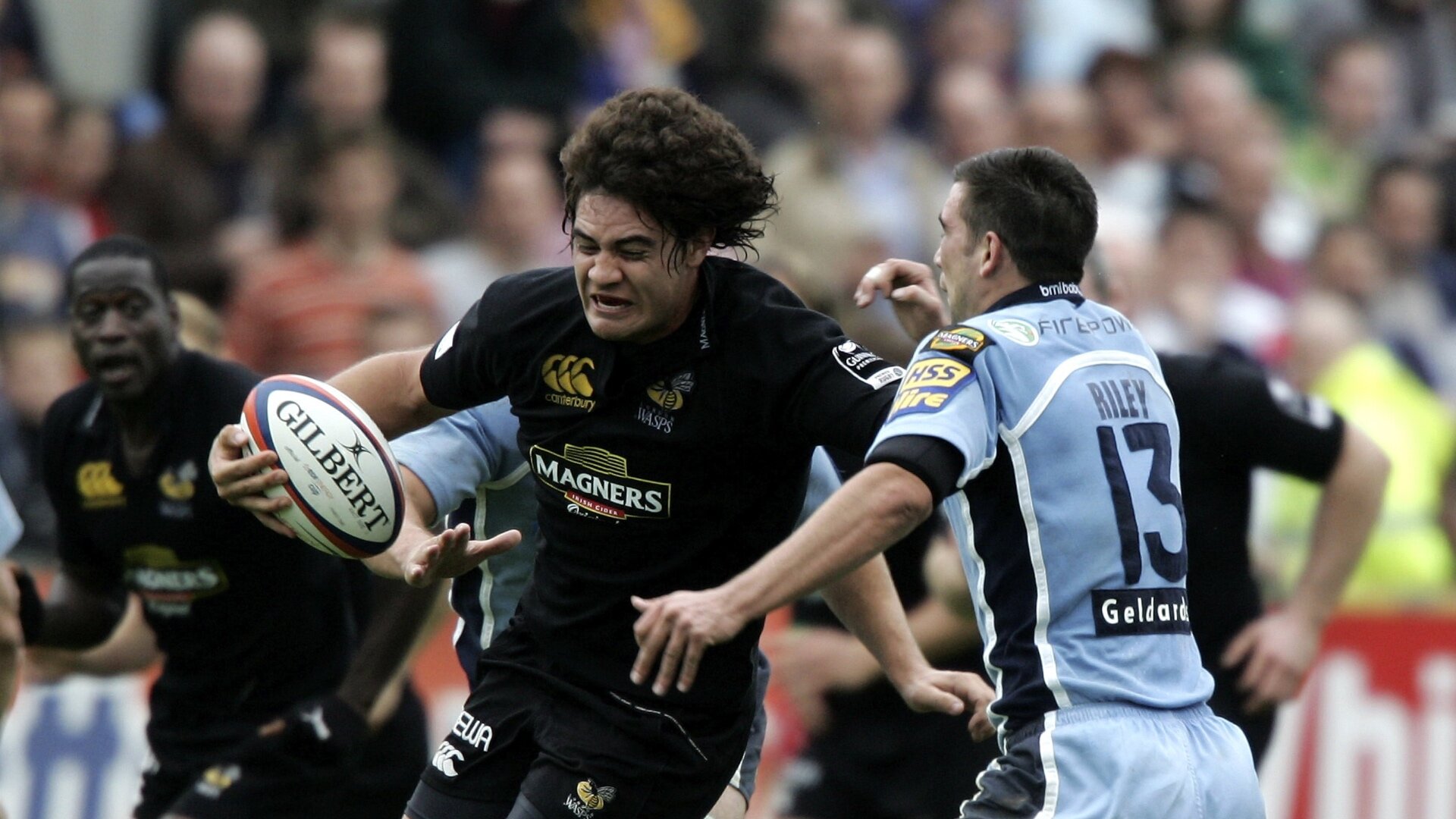 Leo playing for Wasps