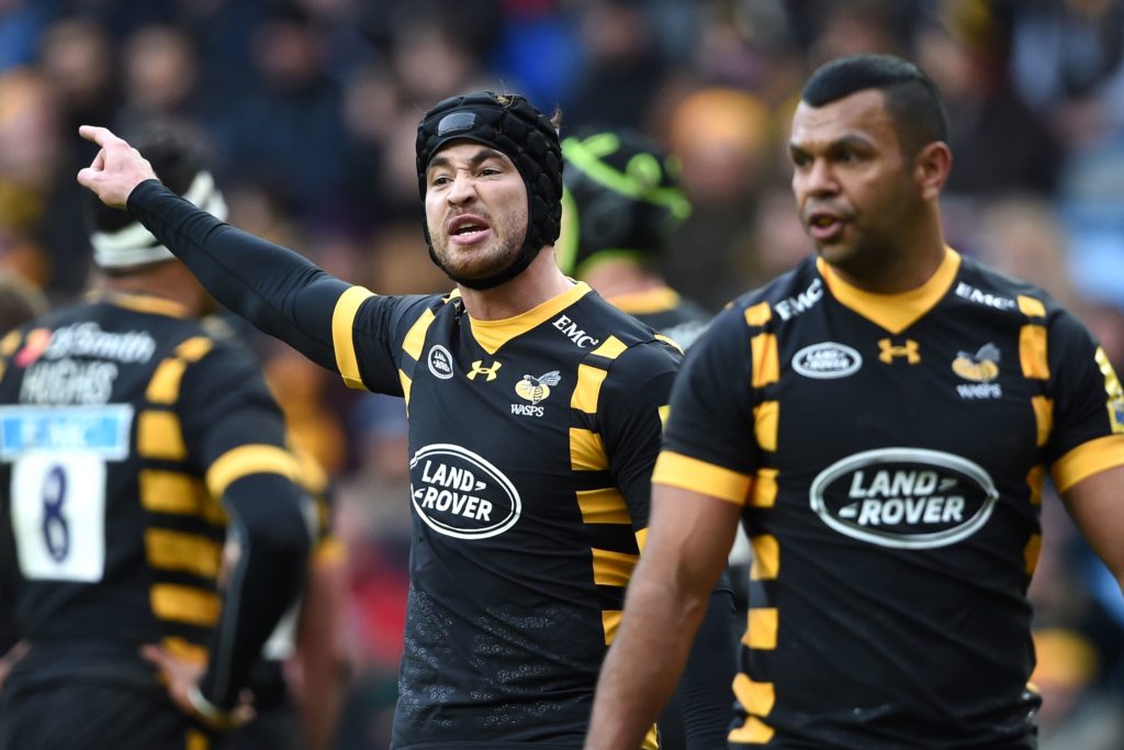 Danny Cipriani and Kurtley Beale in action for Wasps