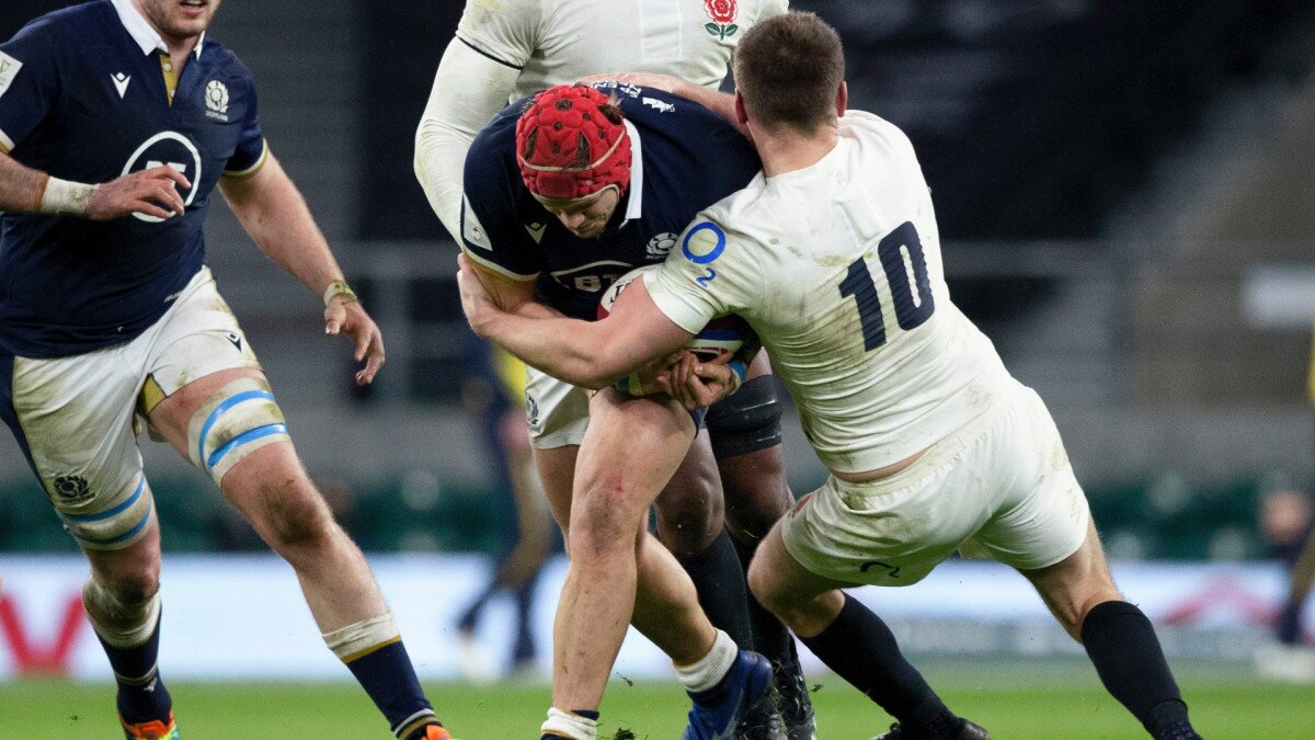 Farrell England tackling
