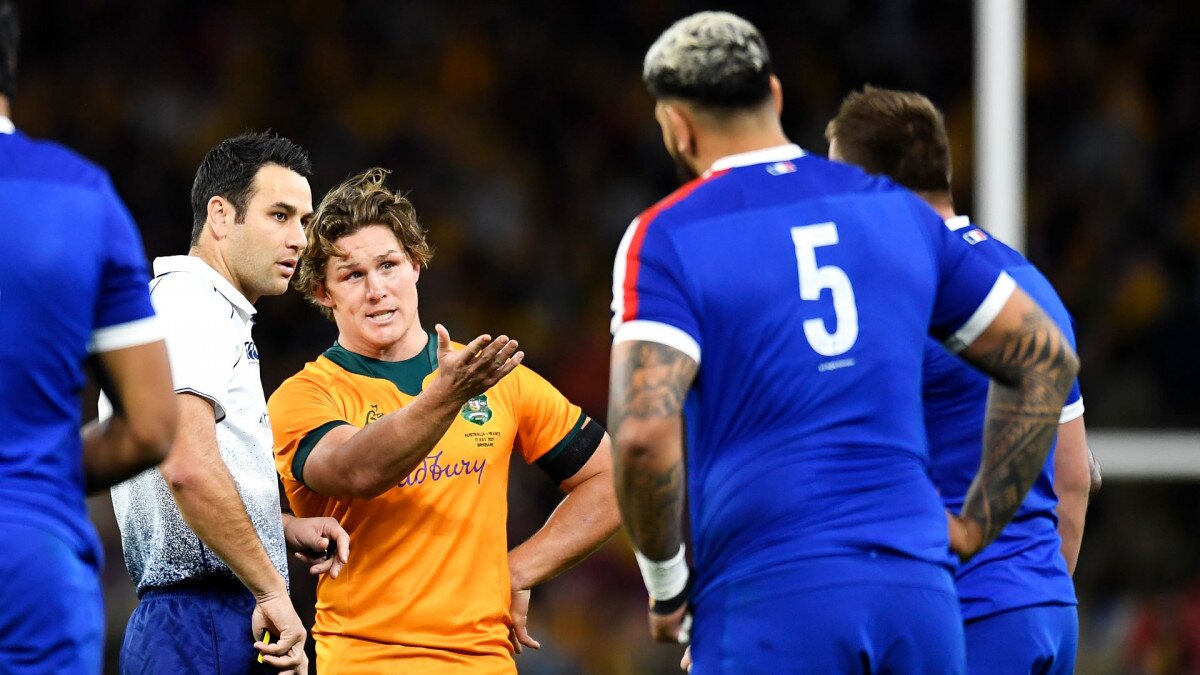 Wallabies red card