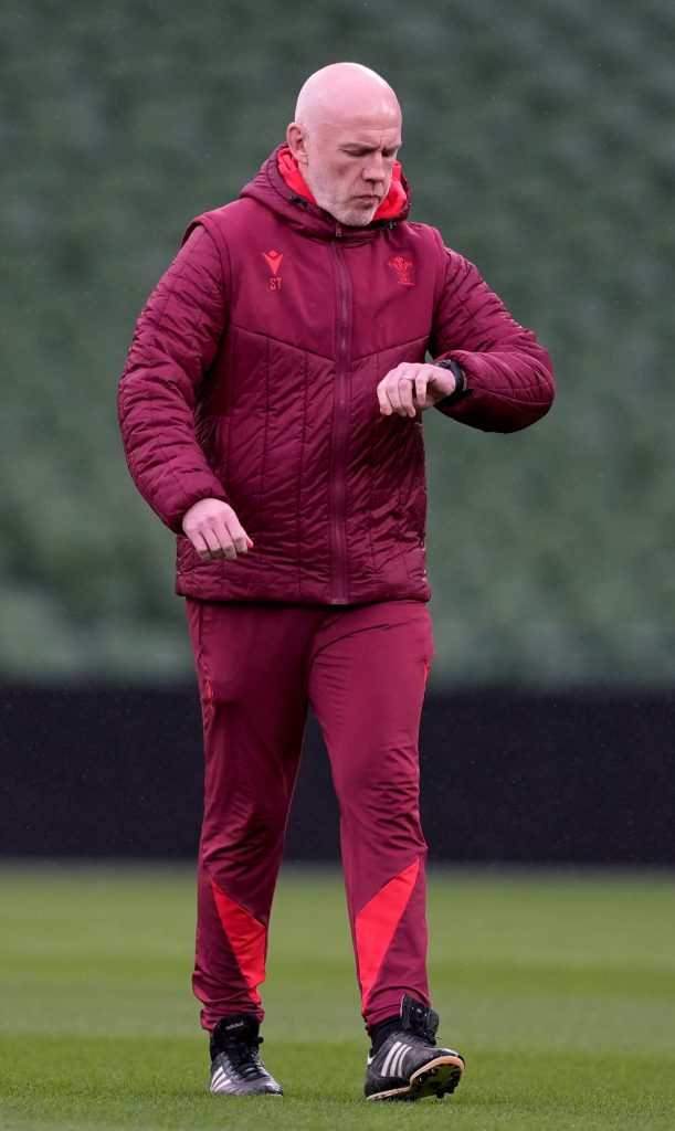 Wales Team Run - Aviva Stadium - Thursday March 5th