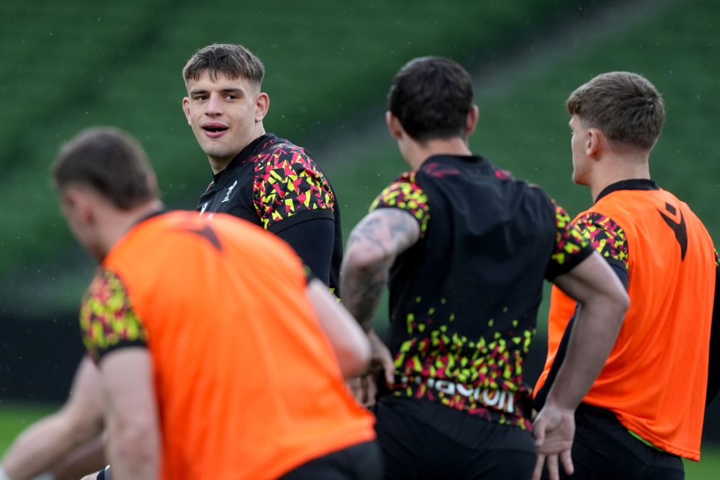 Wales Team Run - Aviva Stadium - Thursday March 5th