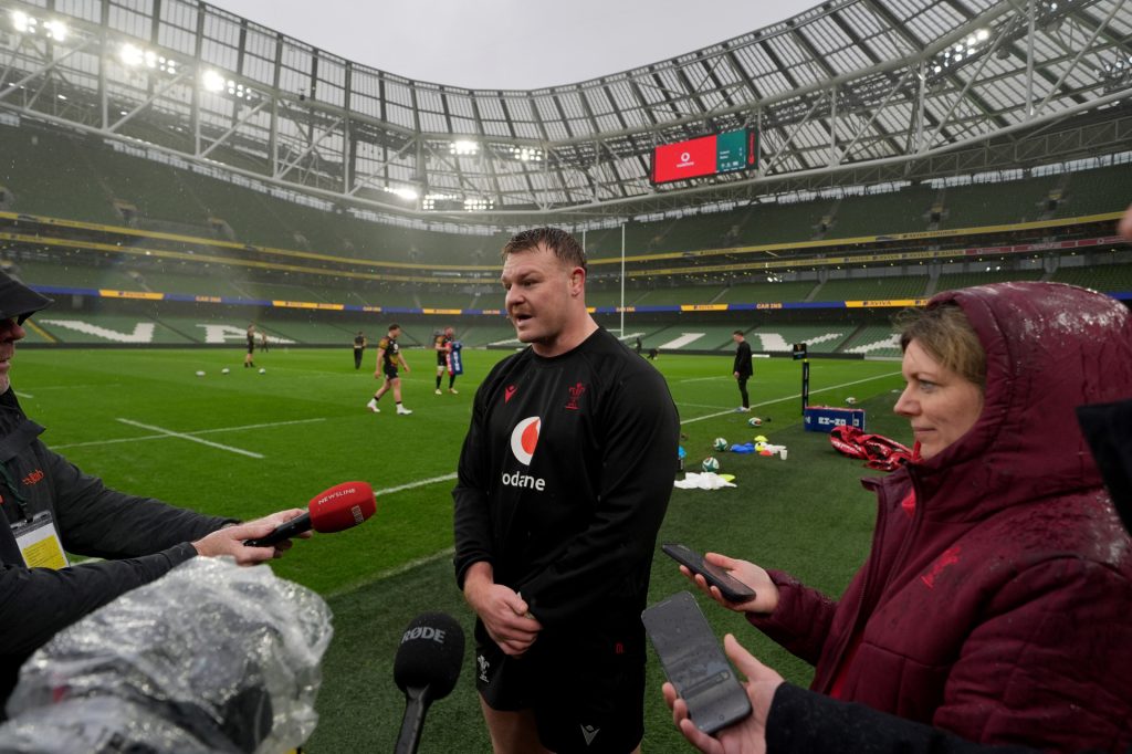 Wales Team Run - Aviva Stadium - Thursday March 5th
