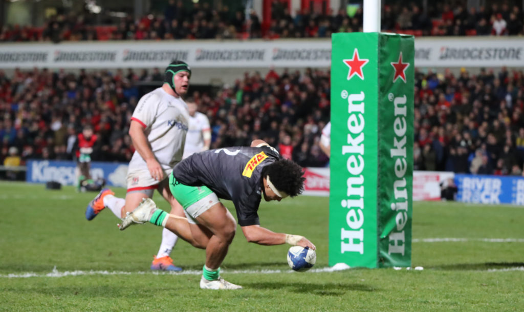 Ulster Rugby v Harlequins - Heineken European Champions Cup - Pool Three - Kingspan Stadium