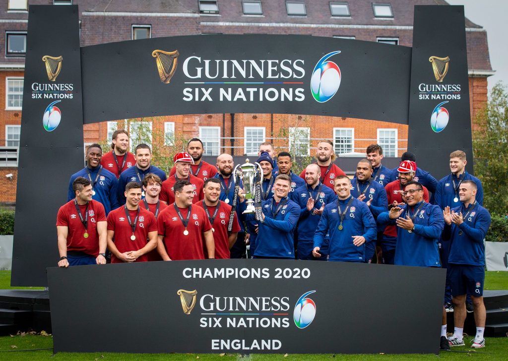 England Guinness Six Nations Trophy Presentation - Lensbury Club