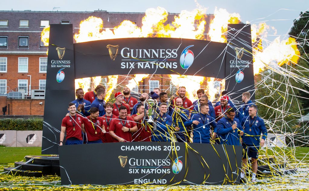 England Guinness Six Nations Trophy Presentation - Lensbury Club