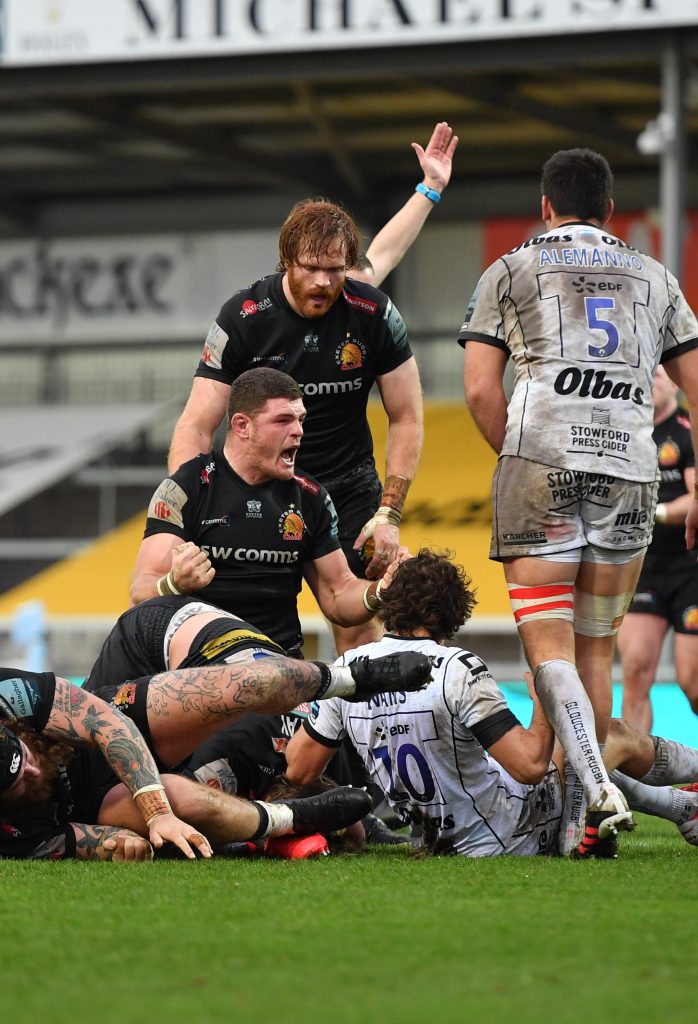 Exeter Chiefs v Gloucester Rugby - Gallagher Premiership - Sandy Park