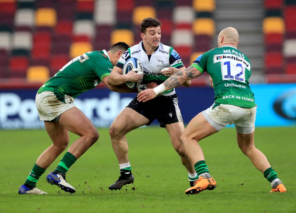 London Irish v Newcastle Falcons - Gallagher Premiership - Brentford Community Stadium