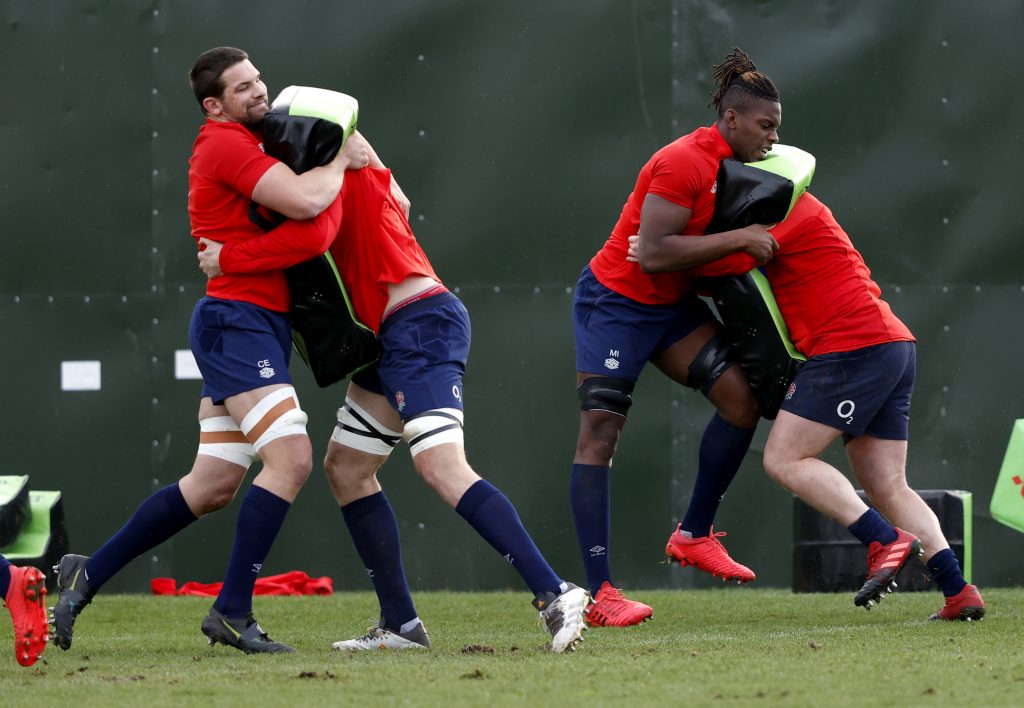 England Training Session - Wednesday February 3, 2021 - The Lensbury Hotel