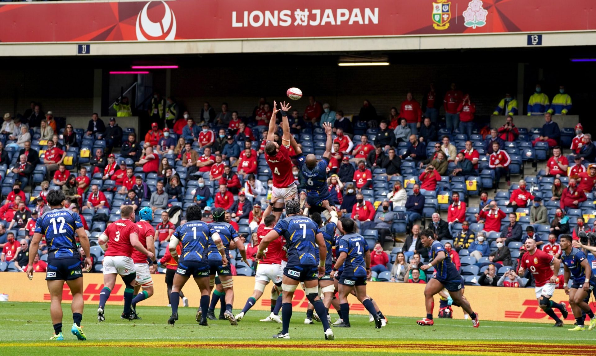 Lions lineout